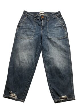 Women’s Lane Bryant High Rise Ankle Length Distress Denim Size 14 Plus size